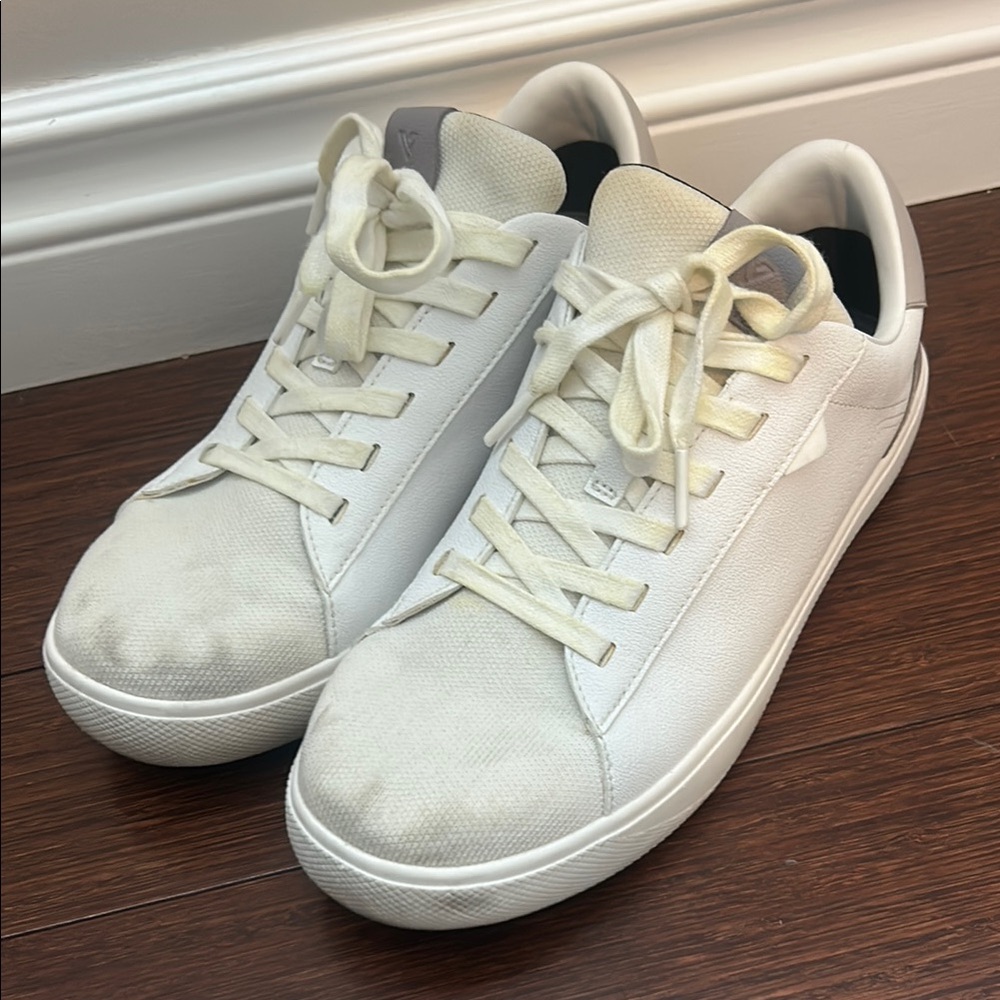 Vessi Waterproof White Casual Sneakers